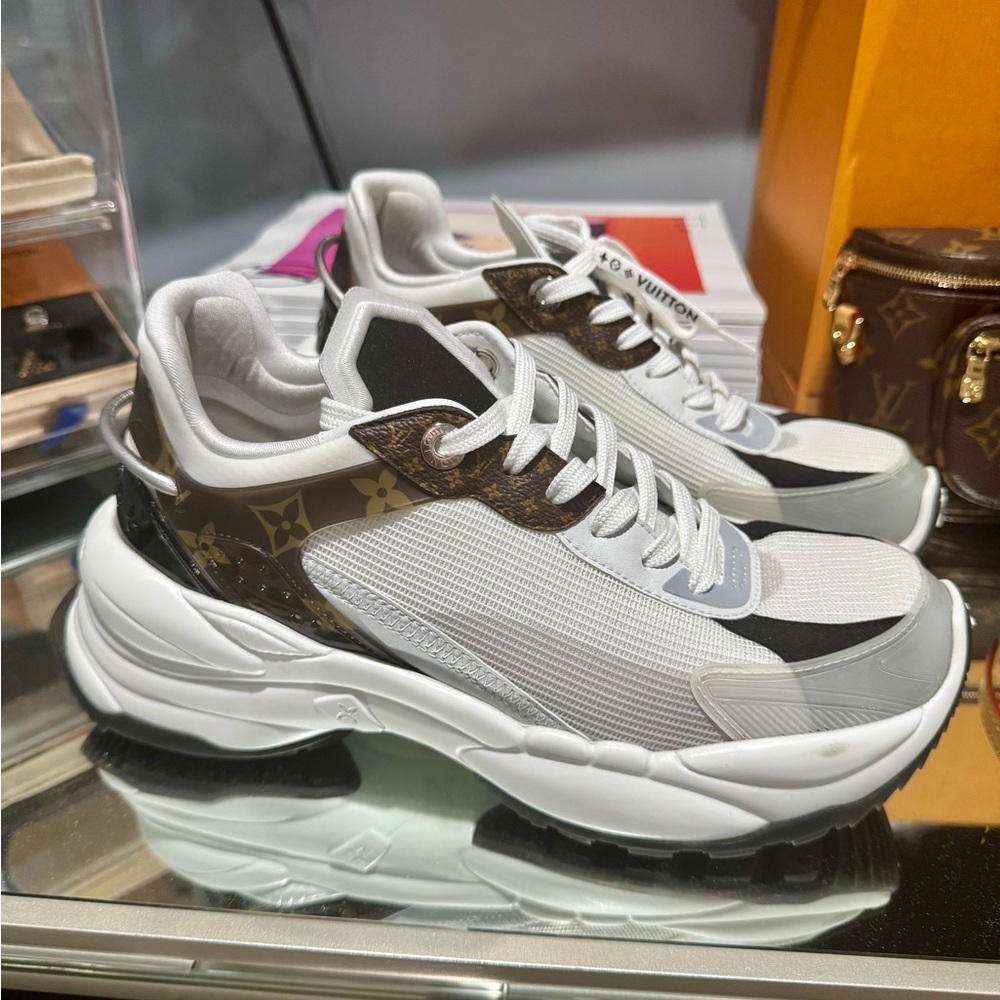 Louis Vuitton RUN 55 Monogram Sneakers